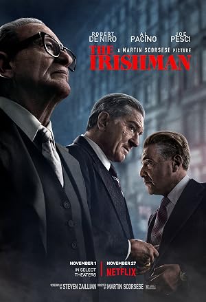 The Irishman 2019 Hindi Dual Audio 720p Web-DL [1.5GB]